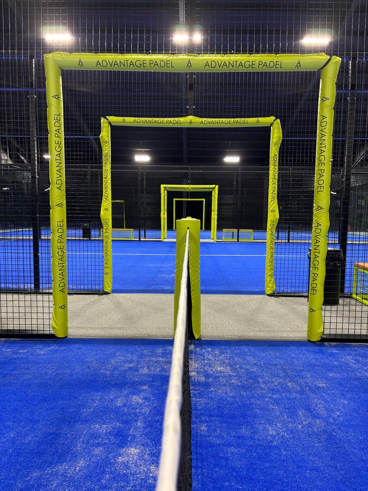 Court detail at Advantage Padel Kingsley